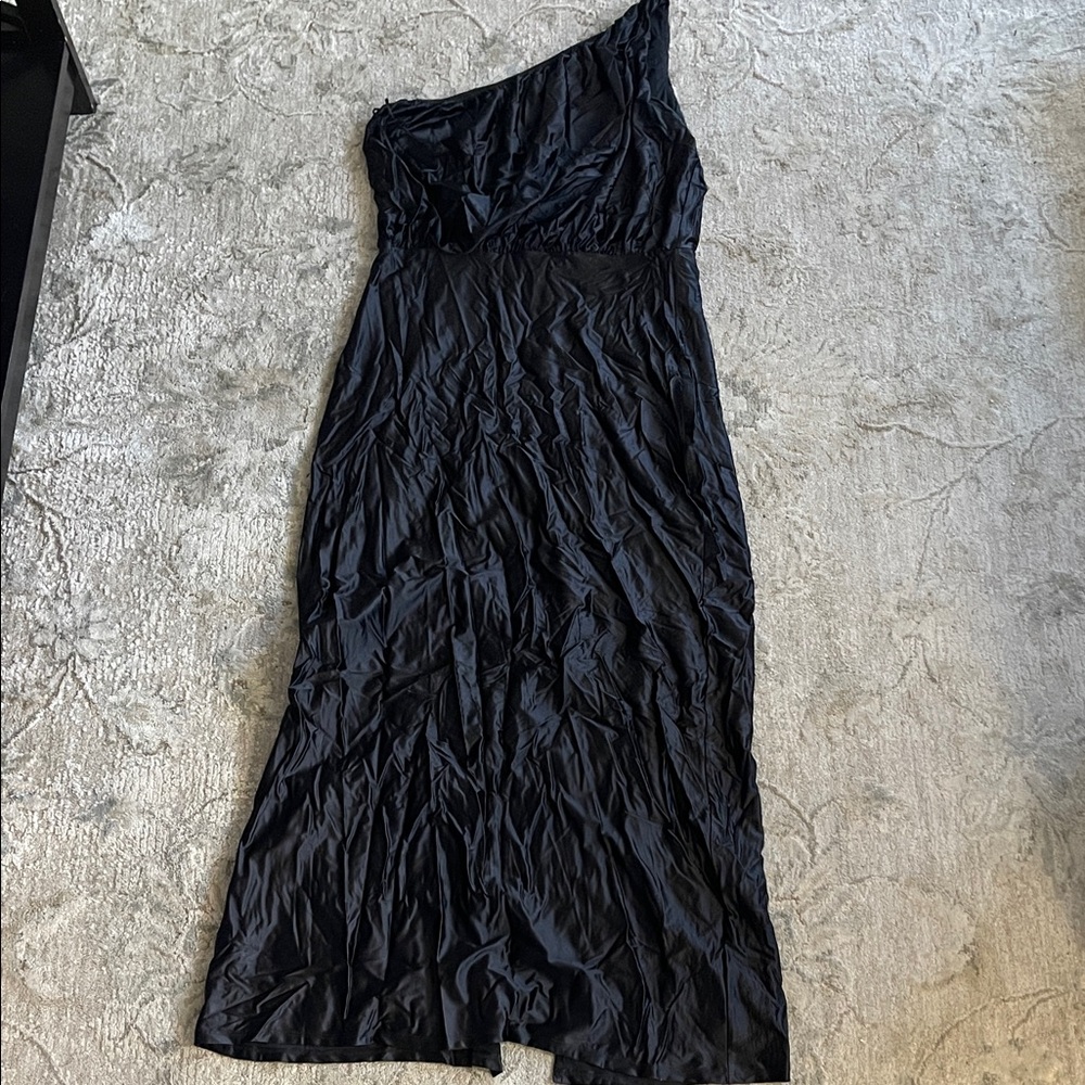 Express Midnight One-Shoulder Dress